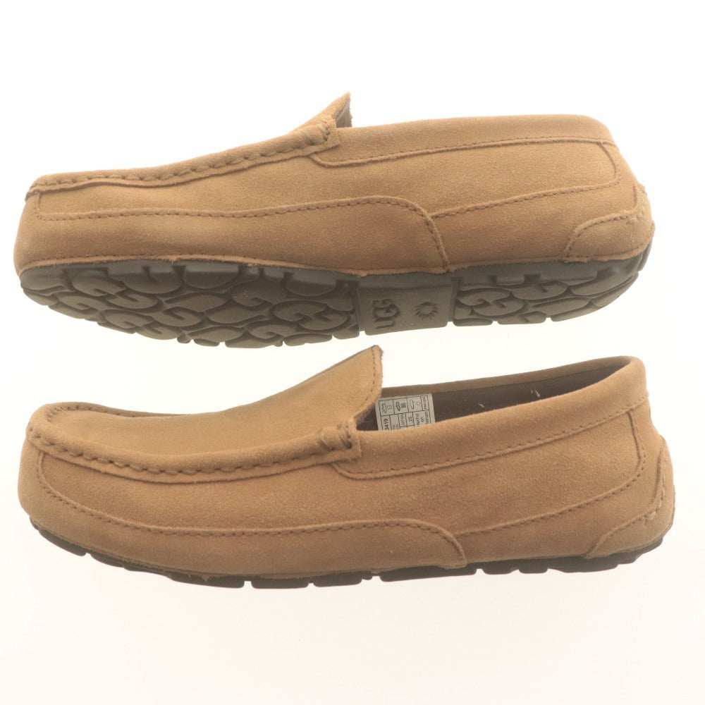 ■ UGG アグ スリッポンシューズ 靴 M ALDER メンズ アルダー モカシン メンズ レディース 25cm ライトブラウン 箱付き 美品