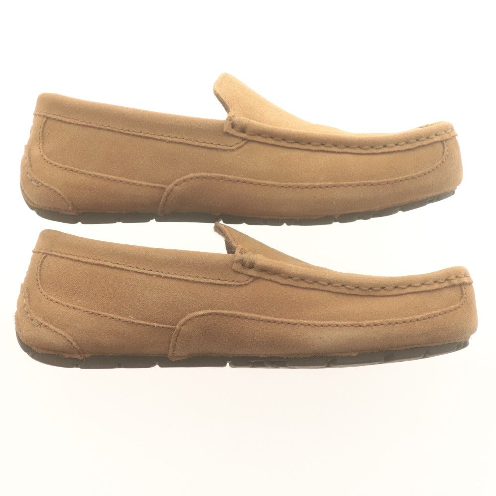 ■ UGG アグ スリッポンシューズ 靴 M ALDER メンズ アルダー モカシン メンズ レディース 25cm ライトブラウン 箱付き 美品