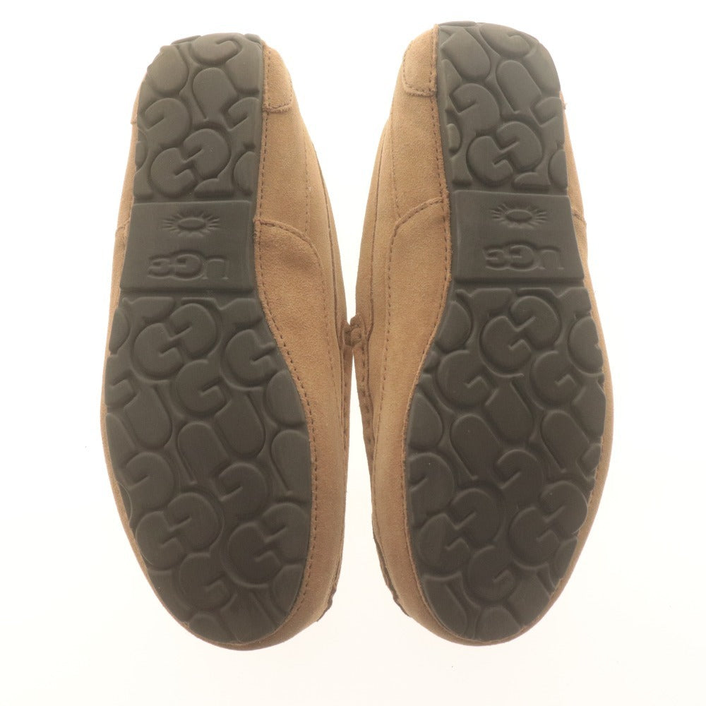 ■ UGG アグ スリッポンシューズ 靴 M ALDER メンズ アルダー モカシン メンズ レディース 25cm ライトブラウン 箱付き 美品