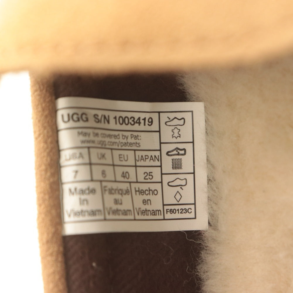 ■ UGG アグ スリッポンシューズ 靴 M ALDER メンズ アルダー モカシン メンズ レディース 25cm ライトブラウン 箱付き 美品