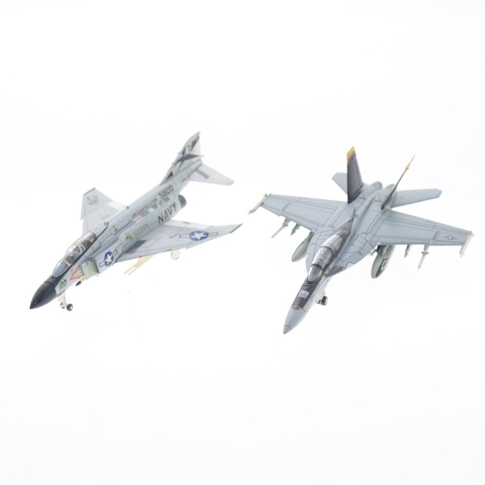 ■ エフトイズ プラモデル 5点セット まとめ売り アメリカ軍 戦闘機コレクション 1/144 F-100D F-4J A-7E F/A-18 F/A-18F VFA-103 完成品