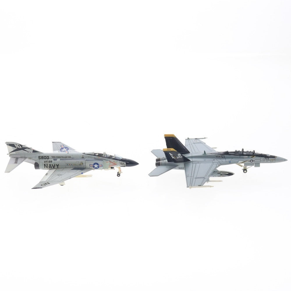 ■ エフトイズ プラモデル 5点セット まとめ売り アメリカ軍 戦闘機コレクション 1/144 F-100D F-4J A-7E F/A-18 F/A-18F VFA-103 完成品