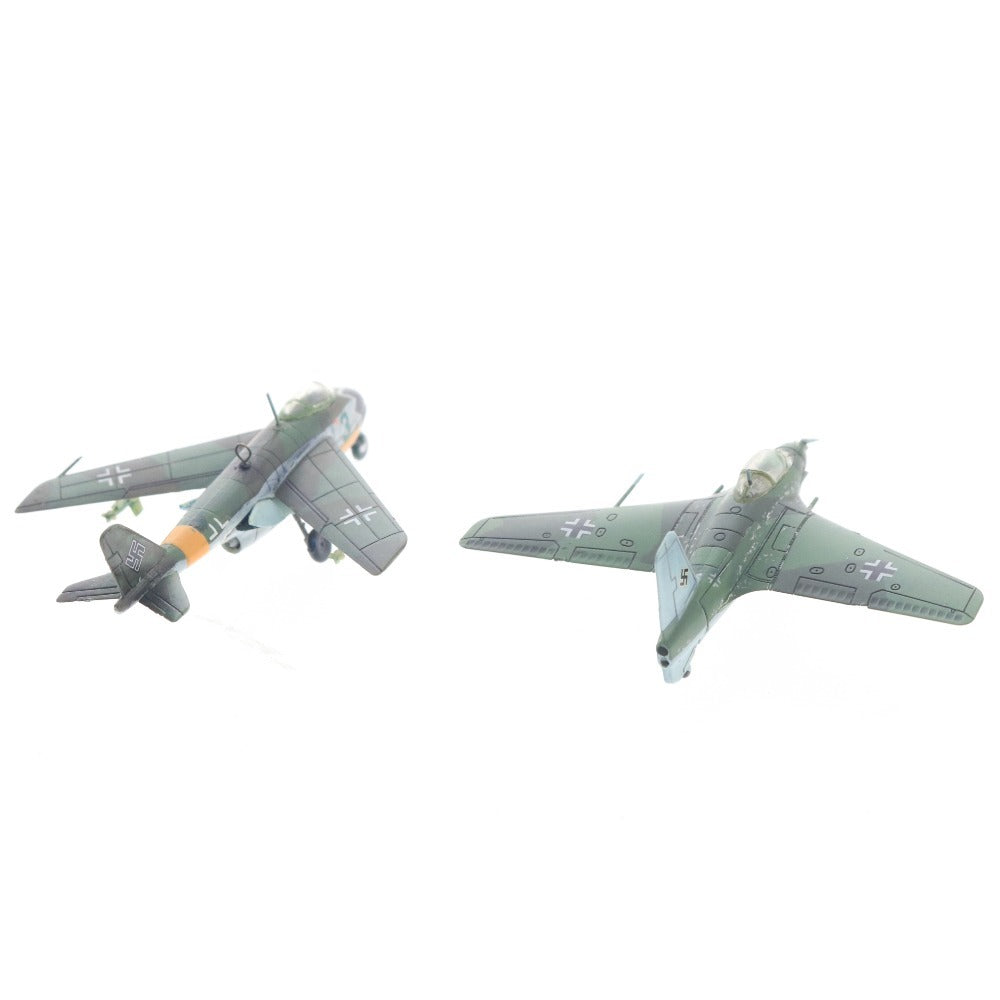 ■ エフトイズ プラモデル 7点セット まとめ売り 1/144 ドイツ軍 戦闘機 HeP He162 Me163C MeP1101 Me262A Do335A フォッケウルフ 完成品