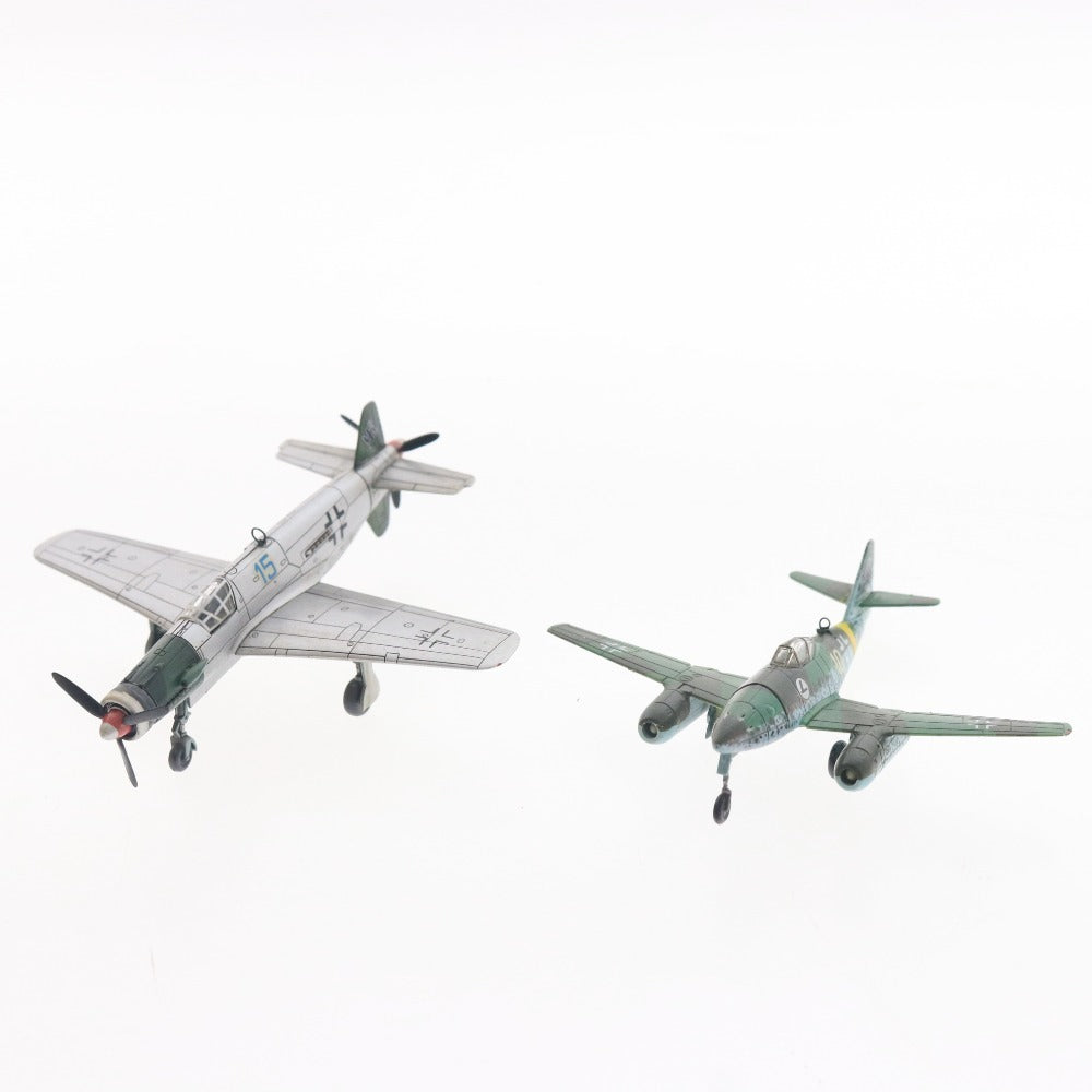■ エフトイズ プラモデル 7点セット まとめ売り 1/144 ドイツ軍 戦闘機 HeP He162 Me163C MeP1101 Me262A Do335A フォッケウルフ 完成品