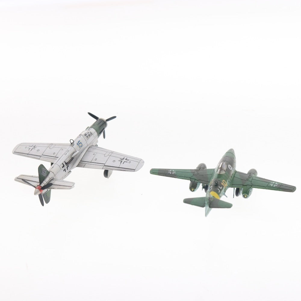 ■ エフトイズ プラモデル 7点セット まとめ売り 1/144 ドイツ軍 戦闘機 HeP He162 Me163C MeP1101 Me262A Do335A フォッケウルフ 完成品