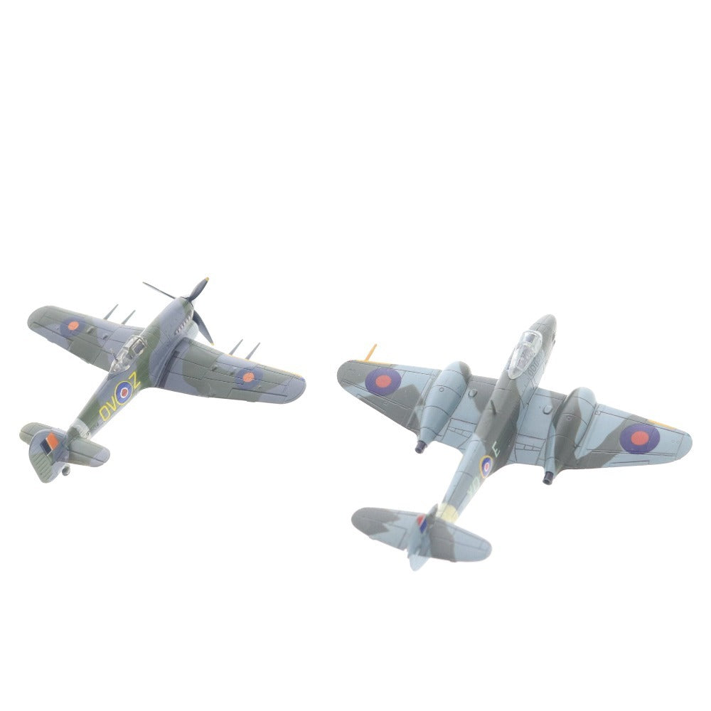 ■ エフトイズ プラモデル 7点セット まとめ売り イギリス軍 戦闘機コレクション B339 P-39Q MK.11C MK.VB MK.IB FB.11 F.1 完成品