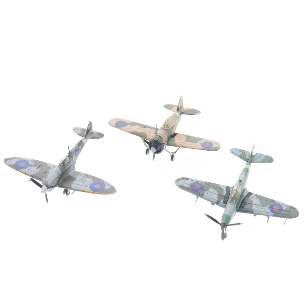 ■ エフトイズ プラモデル 7点セット まとめ売り イギリス軍 戦闘機コレクション B339 P-39Q MK.11C MK.VB MK.IB FB.11 F.1 完成品