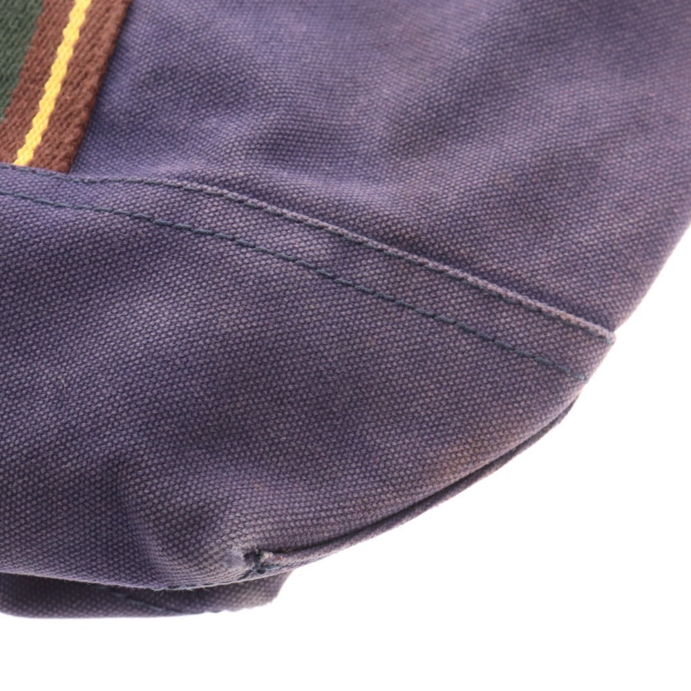 ■ Ralph Lauren Rugby Tote Bag Hand Shoulder Bag Canvas Leather Men's Navy
