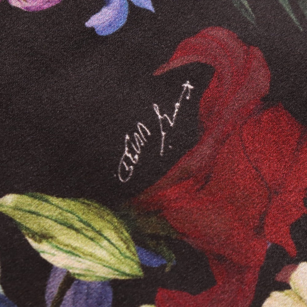 ■ アンスリード UN3D. ハーフパンツ パンツ ボトムス ビザーレフラワー 花柄 レディース 44 ブラック系