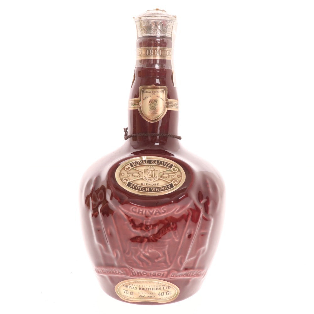 ■ 酒 シーバス ロイヤル サルート 21年 スコッチ ウイスキー 700ml 40° 箱付き 未開栓 未使用
