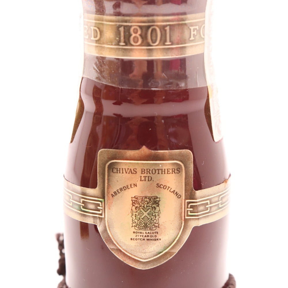 ■ 酒 シーバス ロイヤル サルート 21年 スコッチ ウイスキー 700ml 40° 箱付き 未開栓 未使用