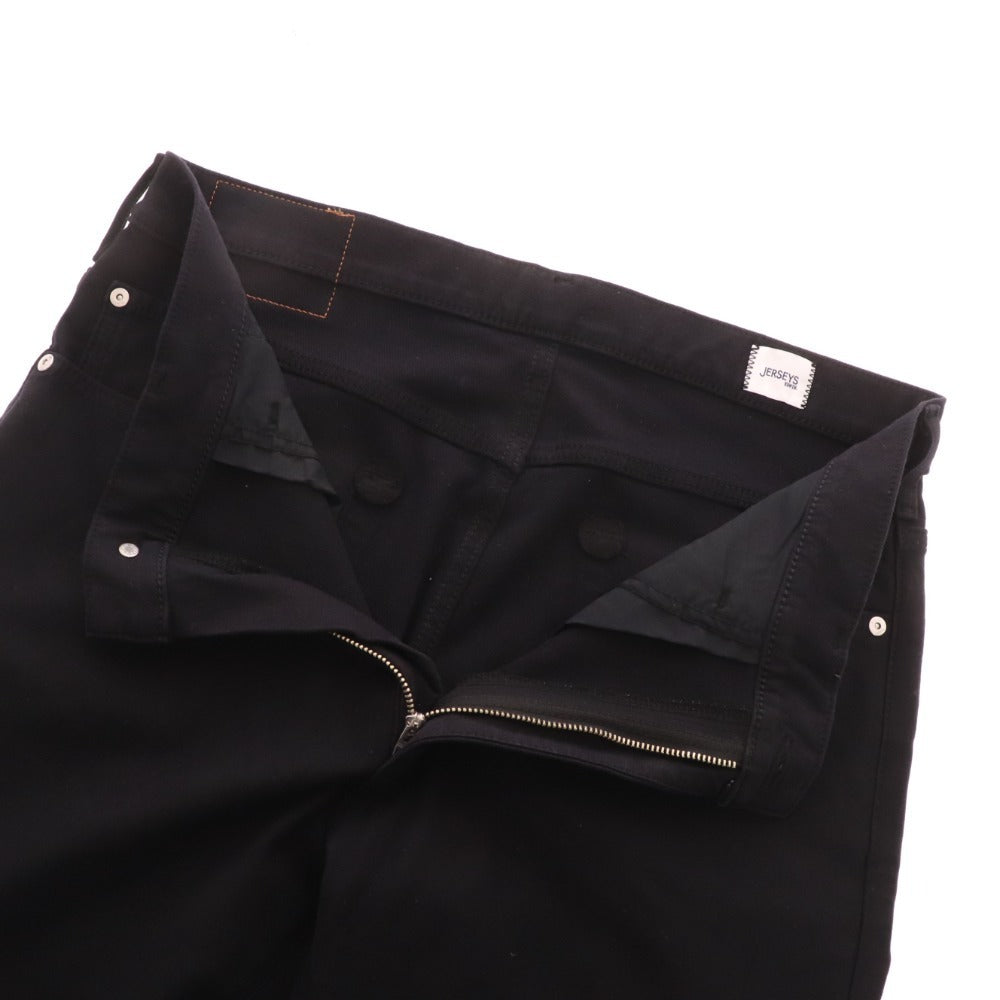 ■ Edwin Jerseys Tapered Pants Bottoms Slim Men's L Black Tag attached Unused