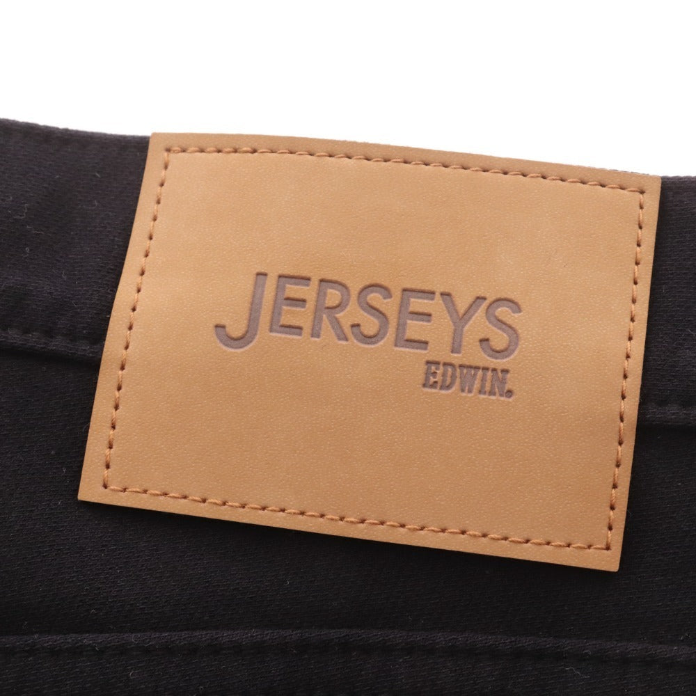 ■ Edwin Jerseys Tapered Pants Bottoms Slim Men's L Black Tag attached Unused