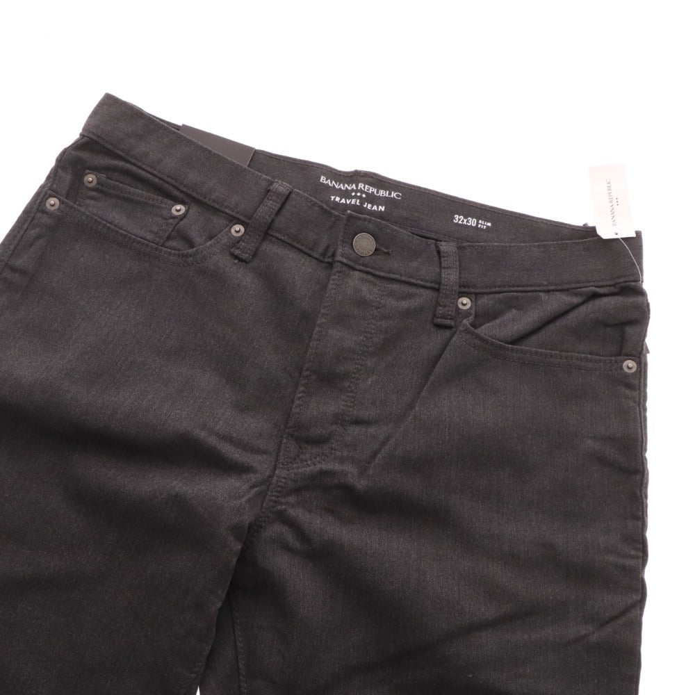 ■ バナナリパブリック トラベルパンツ ボトムス スリムフィット メンズ 32/30 グレー タグ付き 未使用