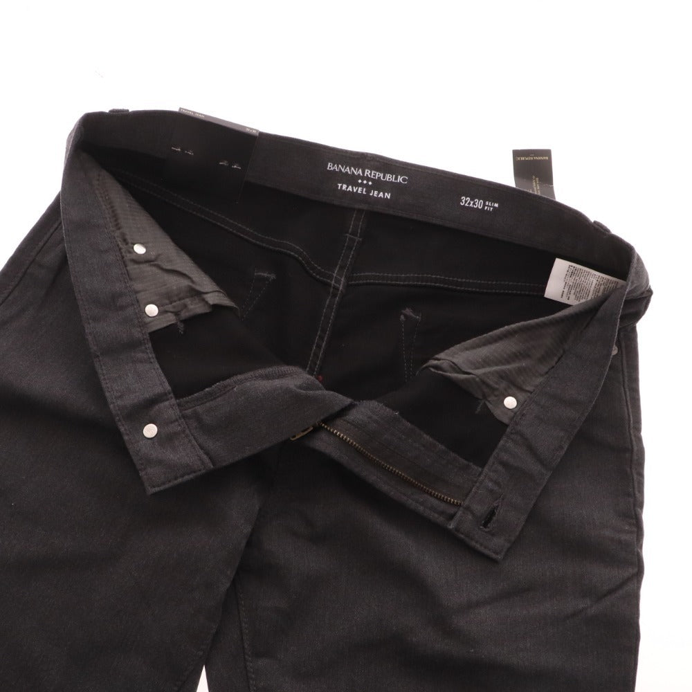 ■ バナナリパブリック トラベルパンツ ボトムス スリムフィット メンズ 32/30 グレー タグ付き 未使用