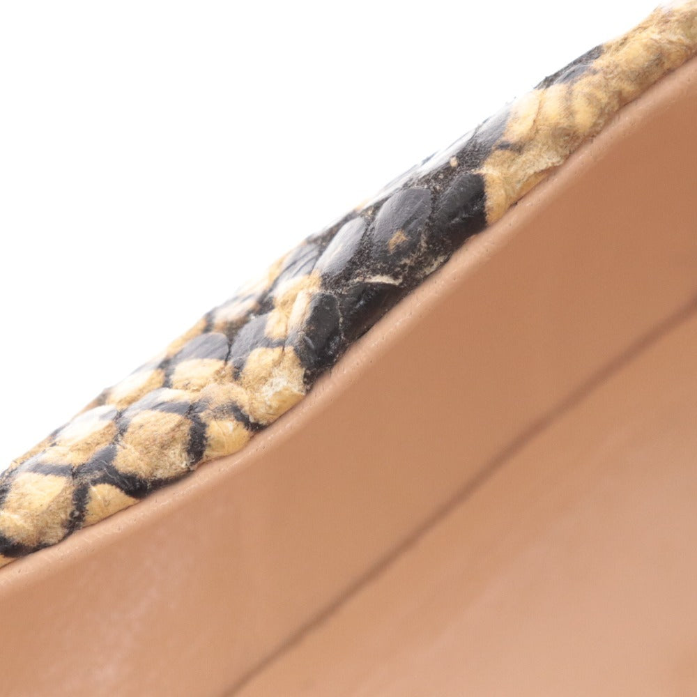 ■ ファビオルスコーニ パンプス フラットシューズ 靴 ローウェッジ ポインテッドトゥ レディース 39 ベージュ系