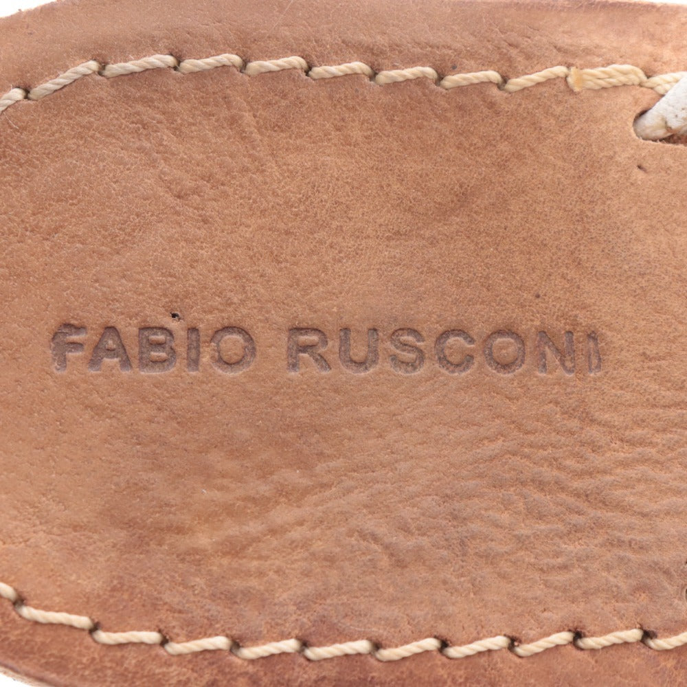 ■ ファビオルスコーニ サンダル シューズ 靴 フラット トング レディース 38 ホワイト