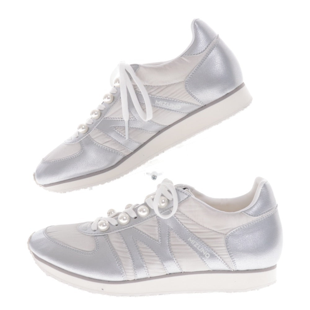 ■ ミズノ ミュベール スニーカー シューズ 靴 コラボ パール レディース 25.5cm タグ付き 箱付き 未使用