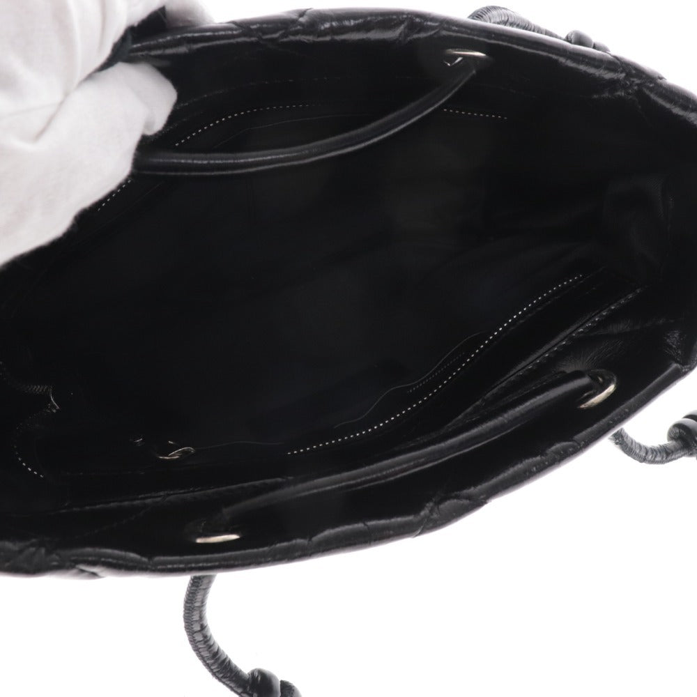 ■ ジャンニ キャリー二 トートバッグ ショルダー 鞄 レディース ブラック タグ付き 袋付き 未使用