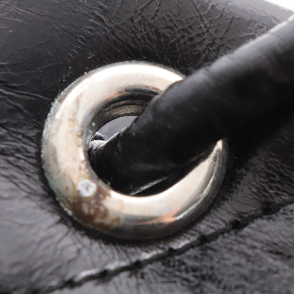 ■ ジャンニ キャリー二 トートバッグ ショルダー 鞄 レディース ブラック タグ付き 袋付き 未使用