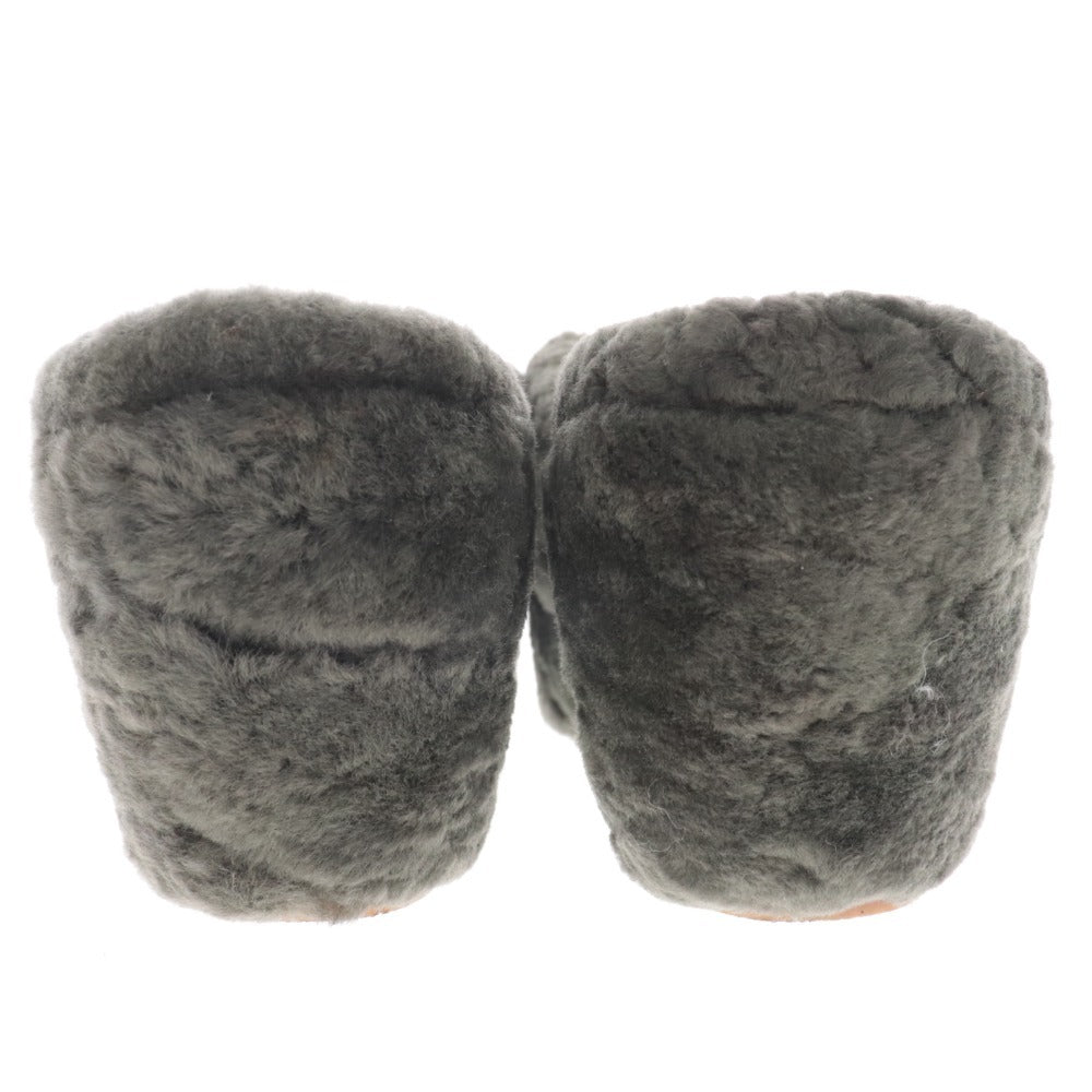 ■ ペリーコサニー クロスサンダル シューズ 靴 ファー 厚底 レディース 38 カーキ系