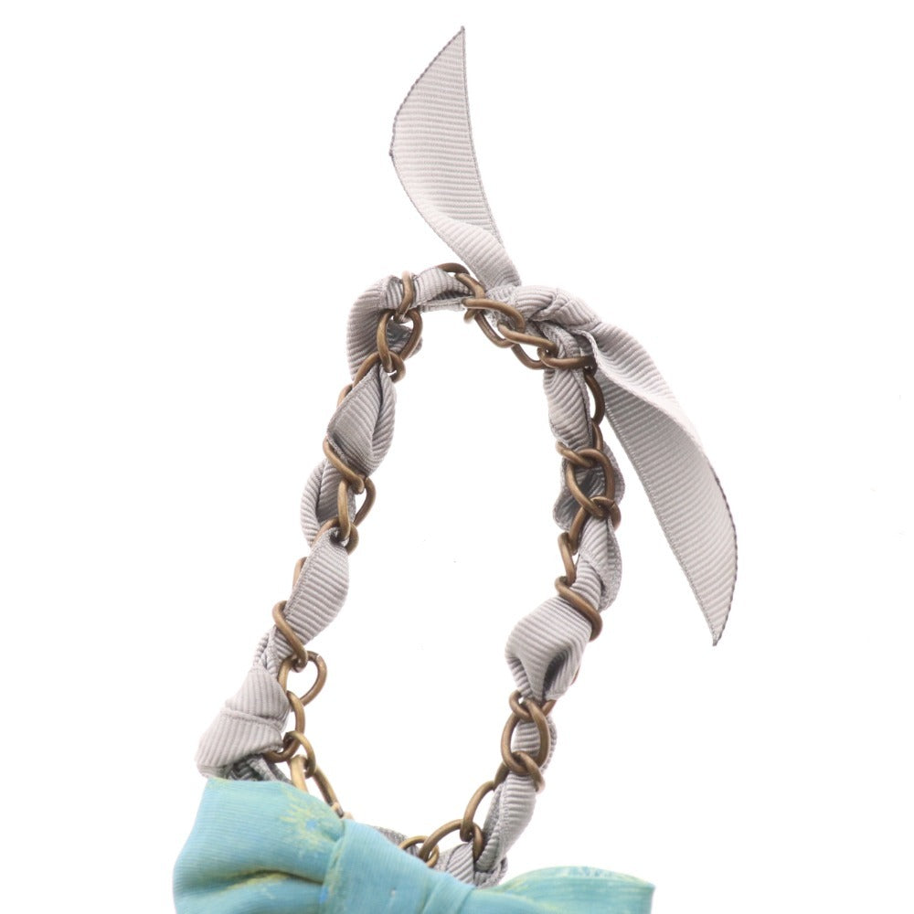 ■ デモデ ドールチャーム ブローチ キーホルダー マリベル コラボ レディース ブルー系 ブラウン系 タグ付き 袋付き 未使用