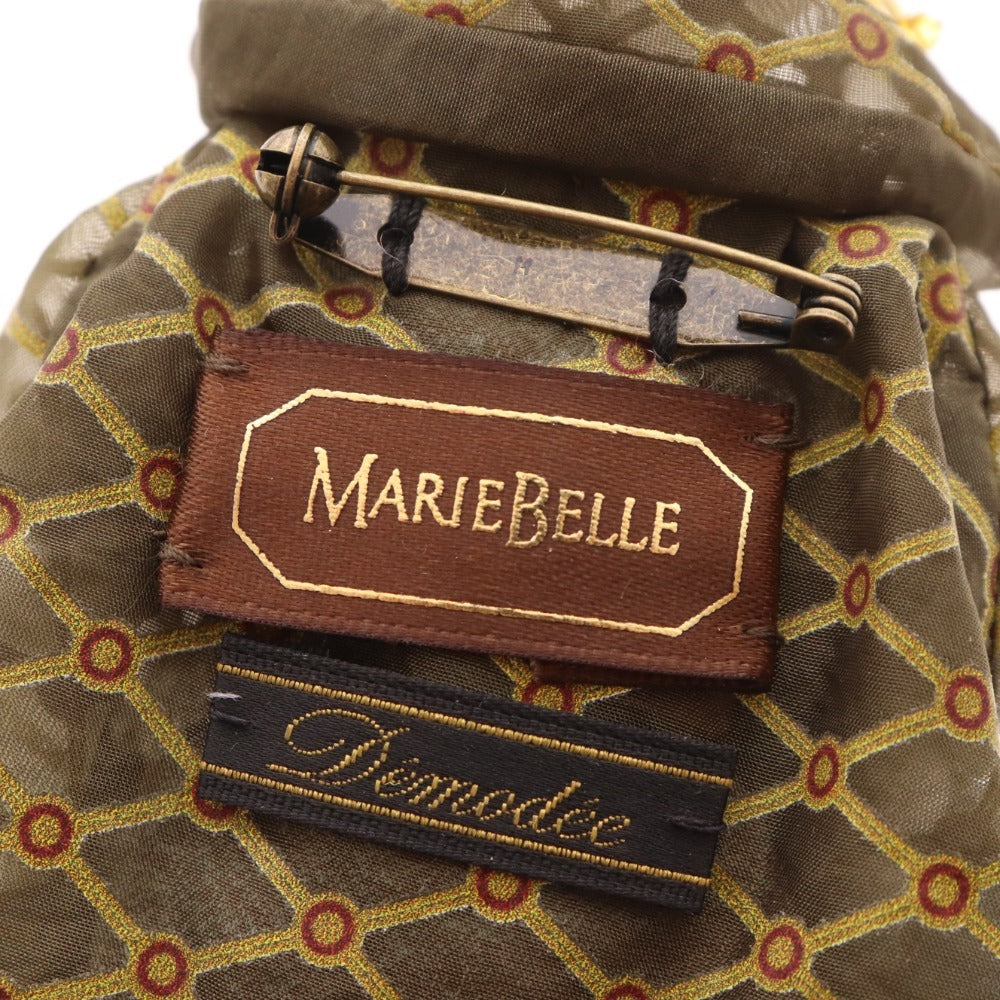 ■ デモデ ドールチャーム ブローチ キーホルダー マリベル コラボ レディース ブルー系 ブラウン系 タグ付き 袋付き 未使用