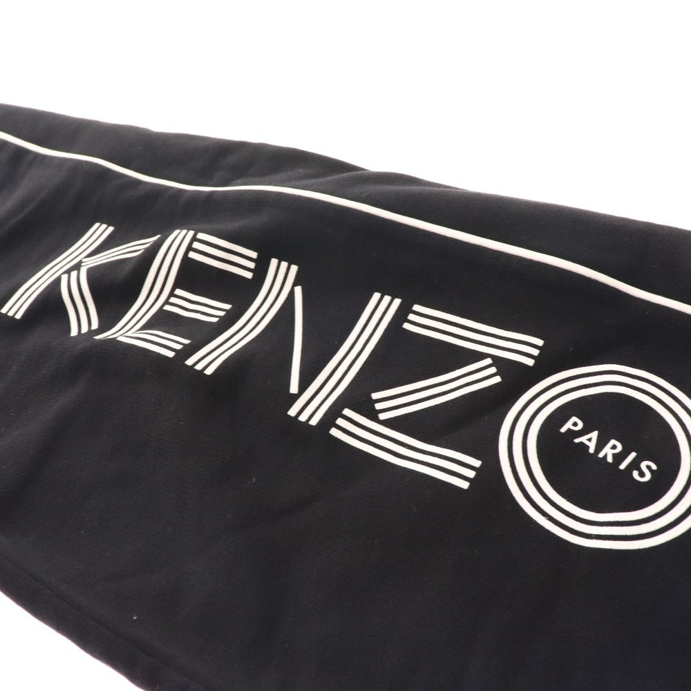 ■ Kenzo sweatpants bottoms with logo and side lines, men's, S, black