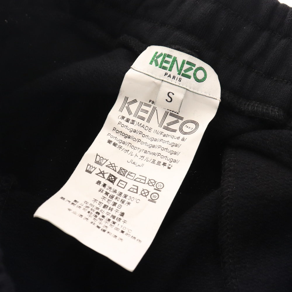 ■ Kenzo sweatpants bottoms with logo and side lines, men's, S, black