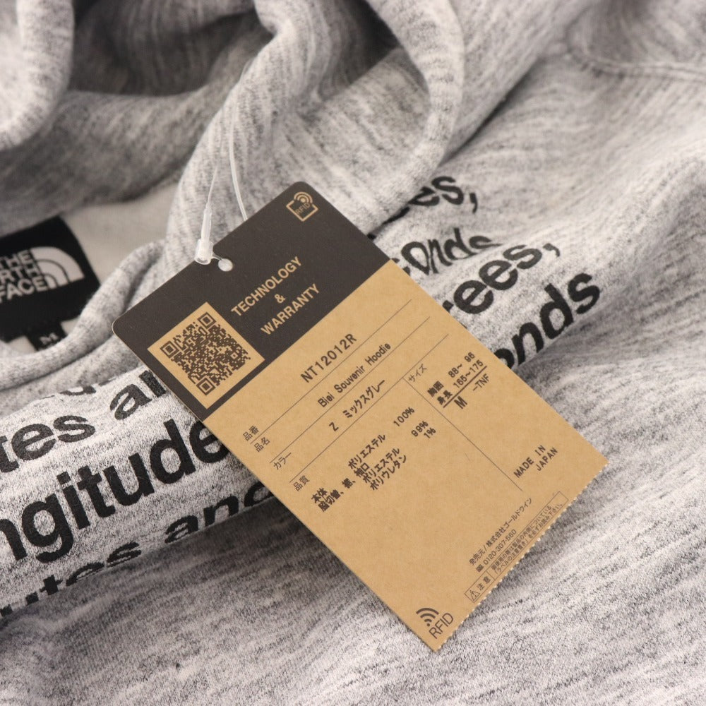 ■ The North Face Hoodie Top NT12012R Men's M Gray Tag attached Unused