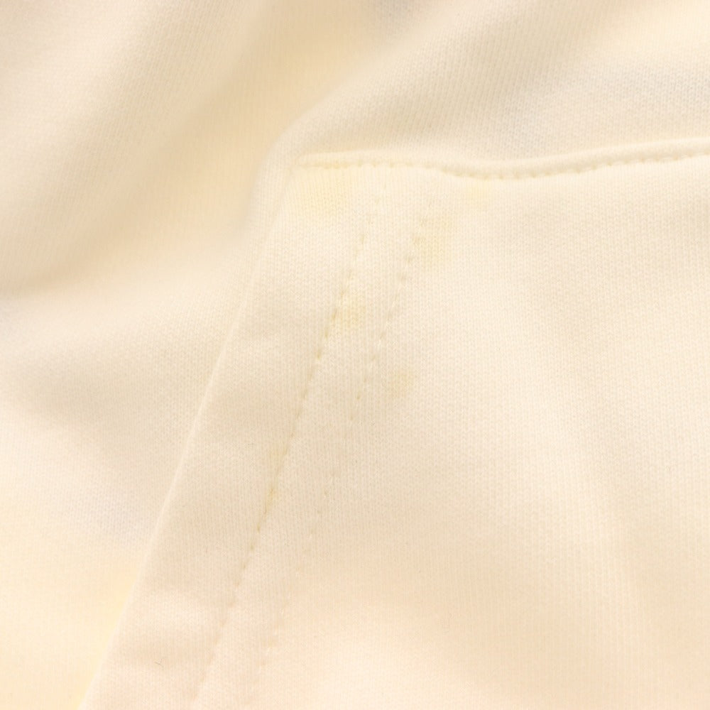 ■ Moschino hoodie top logo bear embroidery hoodie cotton women's white