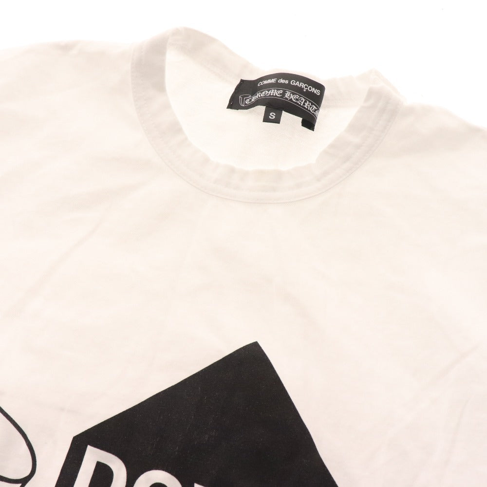 ■ Comme des Garcons T-shirt, short sleeves, top, cotton, DOVER STREET MARKET print, women's, S, white