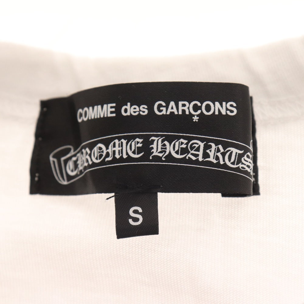 ■ Comme des Garcons T-shirt, short sleeves, top, cotton, DOVER STREET MARKET print, women's, S, white