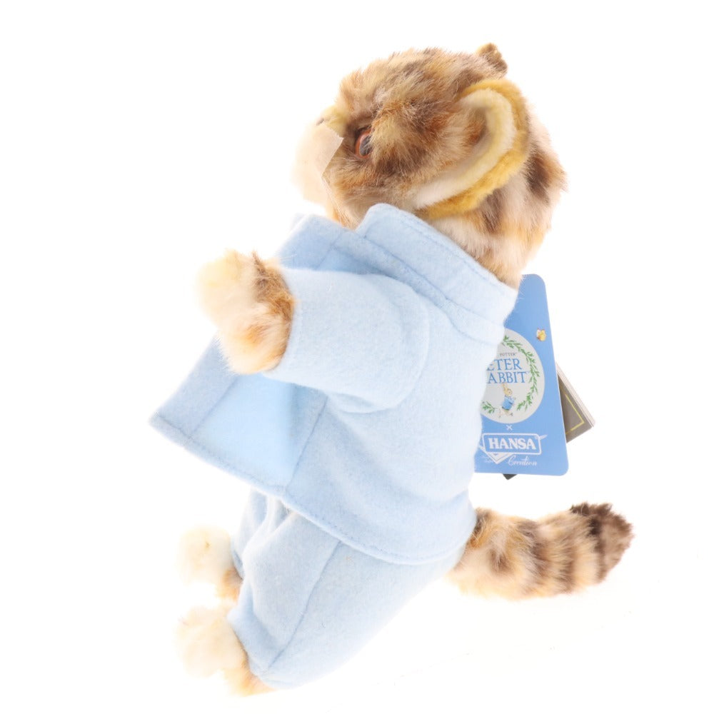 ■ ハンサ ぬいぐるみ ピーターラビット 子猫のトム 25 ネコ キャラクター タグ付き 未使用