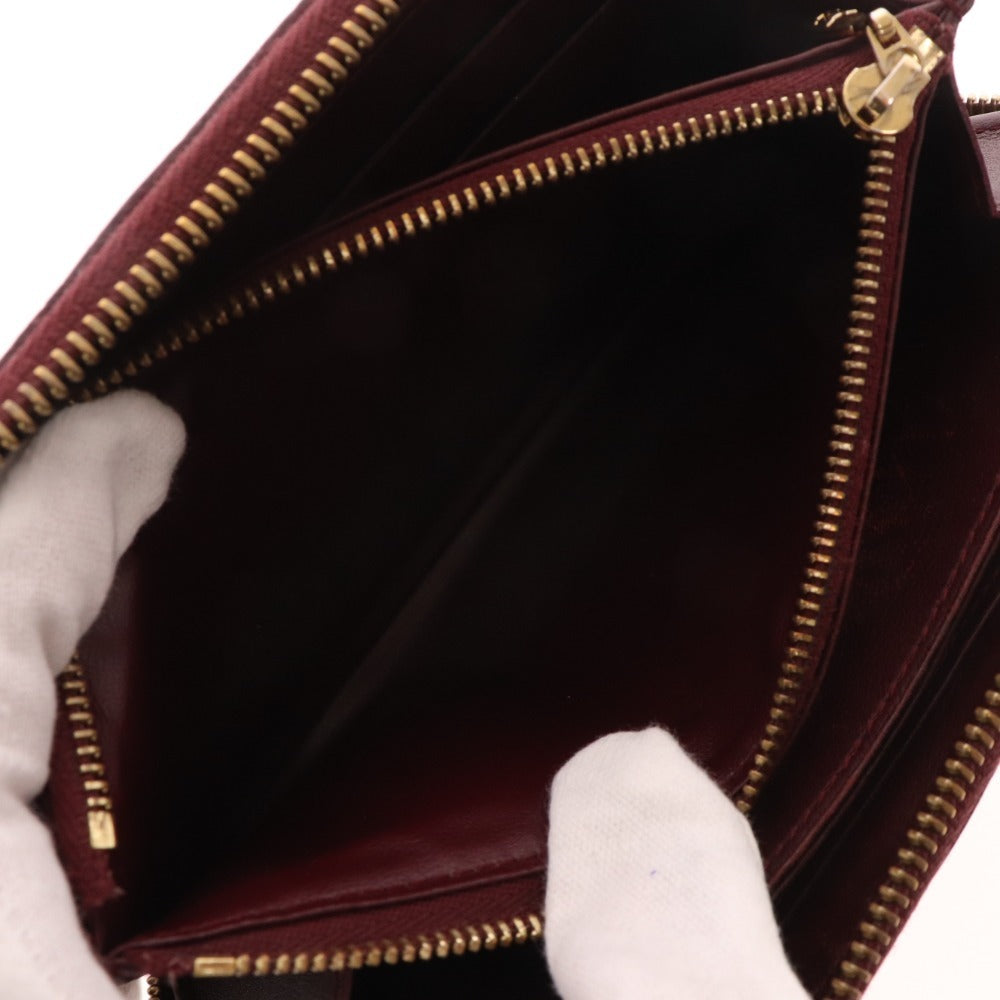■ ルイヴィトン 財布 ヴェルニ ジッピーウォレット 長財布 モノグラム ラウンドファスナー メンズ レディース アマラント ボルドー