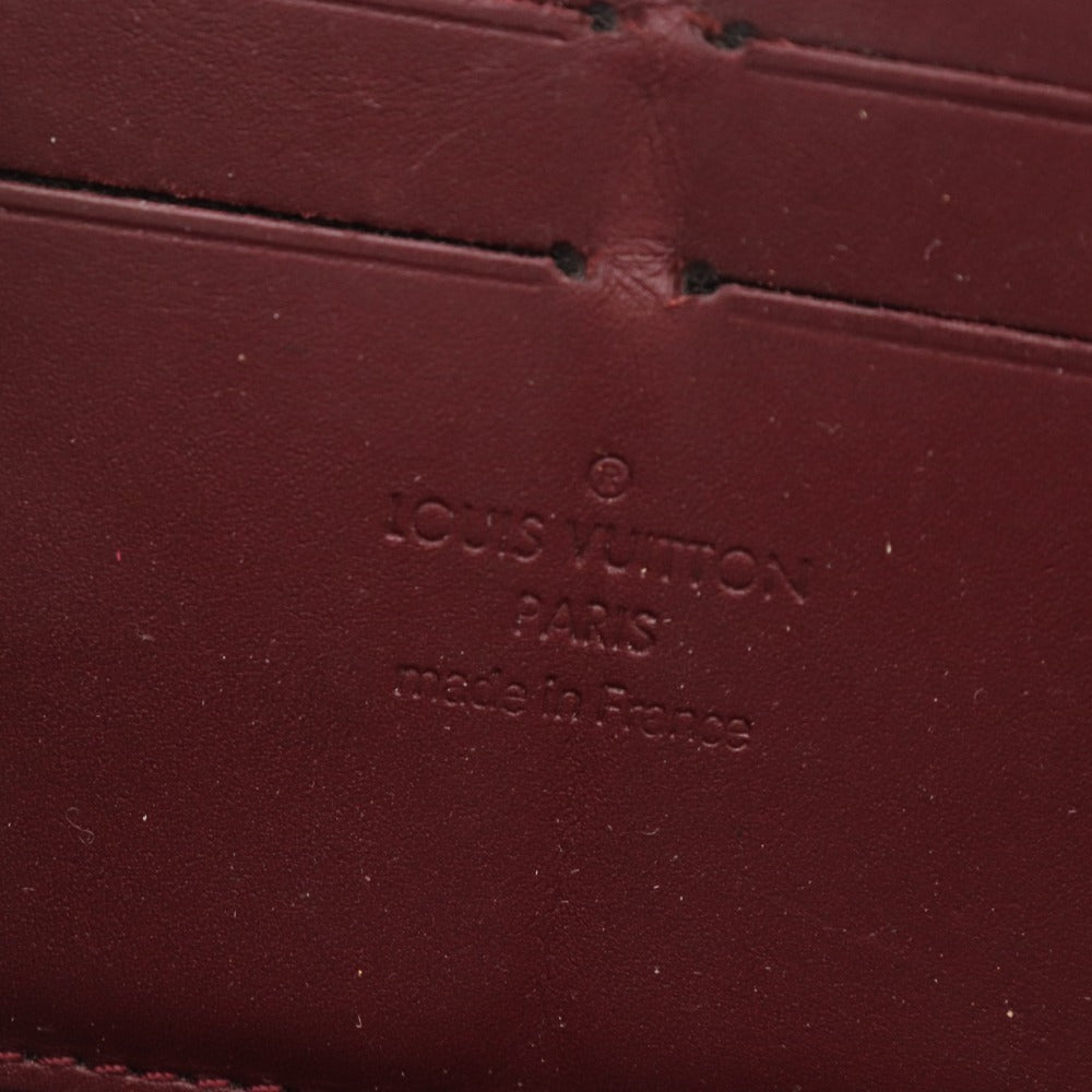 ■ ルイヴィトン 財布 ヴェルニ ジッピーウォレット 長財布 モノグラム ラウンドファスナー メンズ レディース アマラント ボルドー