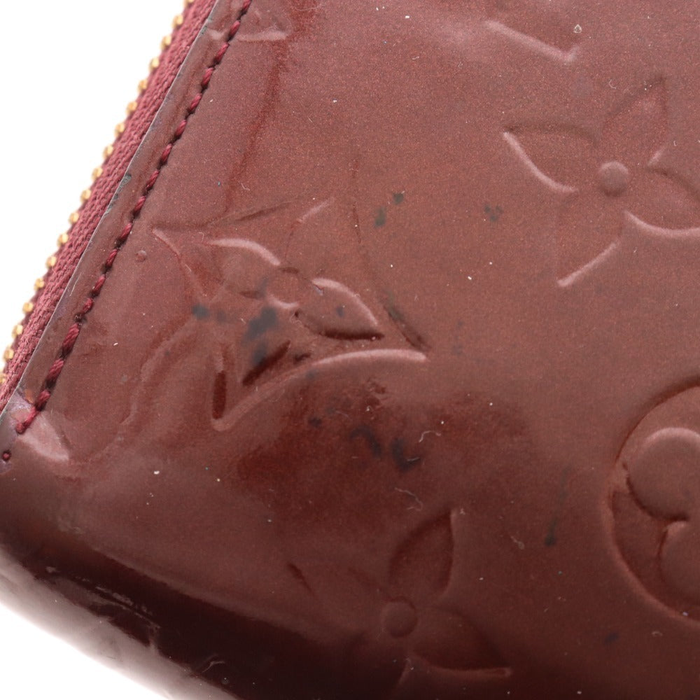 ■ ルイヴィトン 財布 ヴェルニ ジッピーウォレット 長財布 モノグラム ラウンドファスナー メンズ レディース アマラント ボルドー