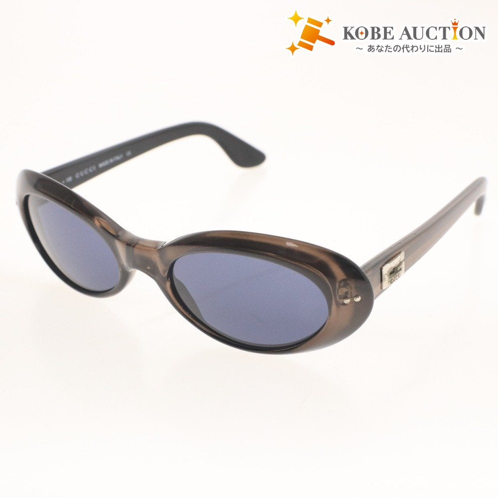 ■ グッチ フルリム オーバル サングラス GG 2413/N/S 52 □19 135 アイウェア 度なし ブラック ケース付き