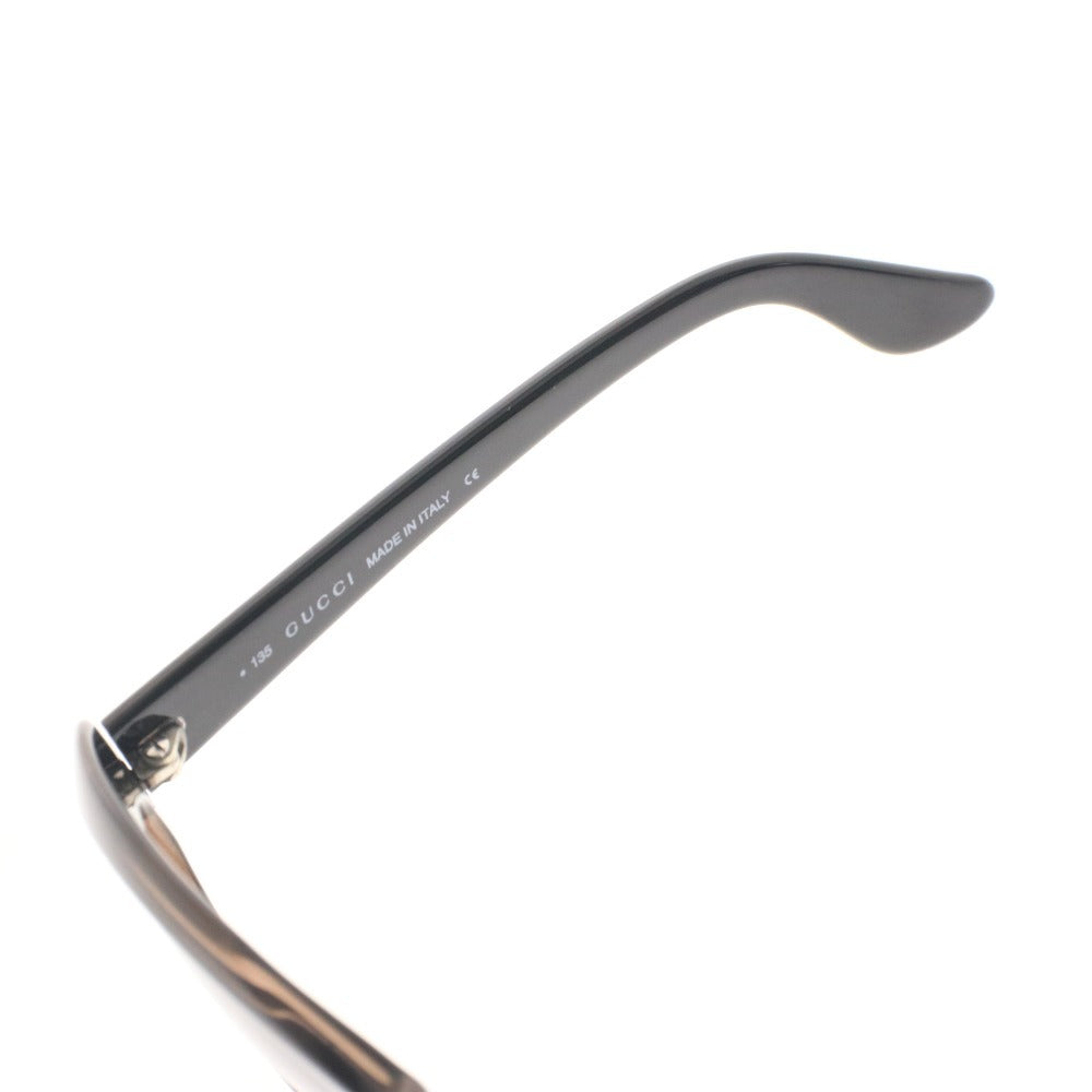 ■ グッチ フルリム オーバル サングラス GG 2413/N/S 52 □19 135 アイウェア 度なし ブラック ケース付き