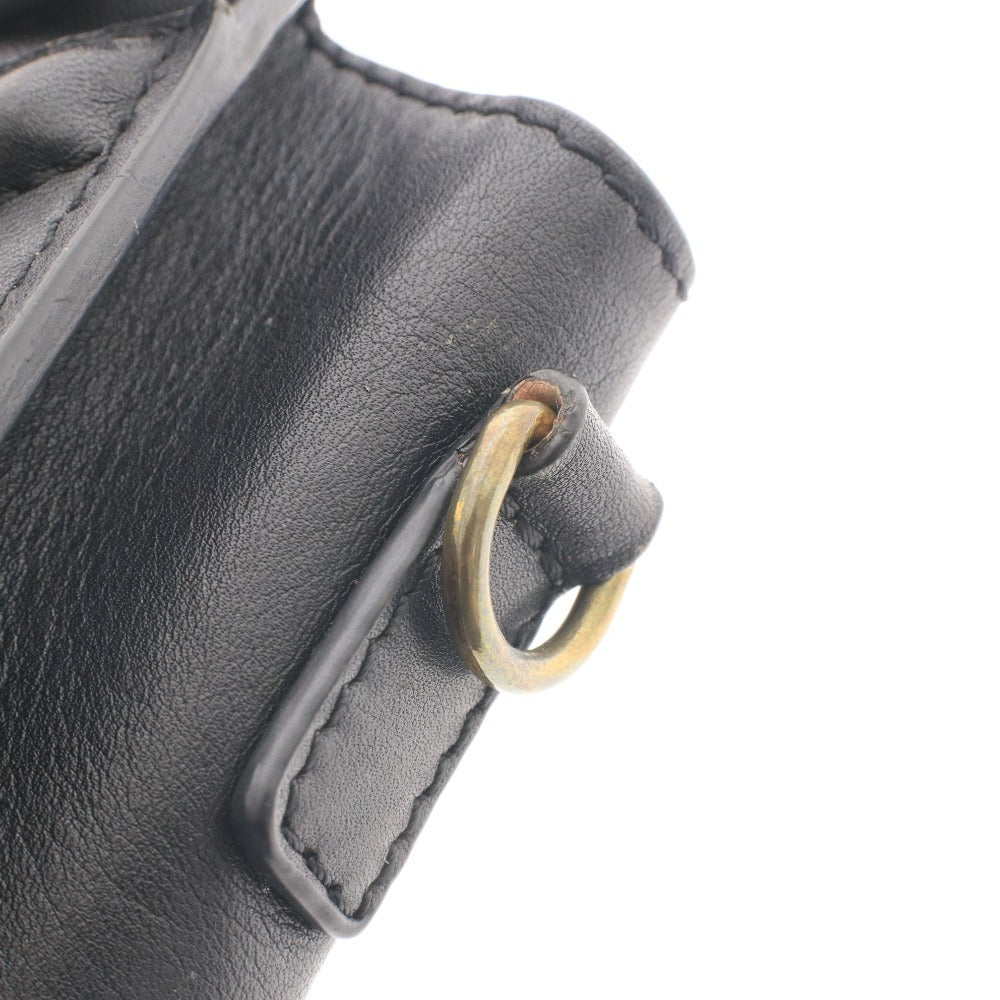 Celine Luggage Nano Shopper Handbag with Zipper closure, Women's, Black