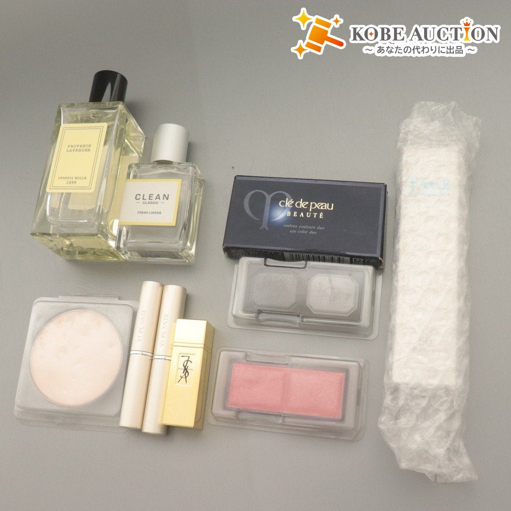 ■ Yves Saint Laurent Clé de Peau Beauté and other cosmetics 9-piece set bulk sale. Perfume, lipstick, concealer, eyeshadow, etc. Includes unused items