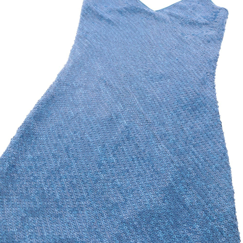 ■ Diane von Furstenberg ドレス ノースリーブ トップス Havita スパンコール スリップ パーティー レディース 4(M相当) ロイヤルブルー