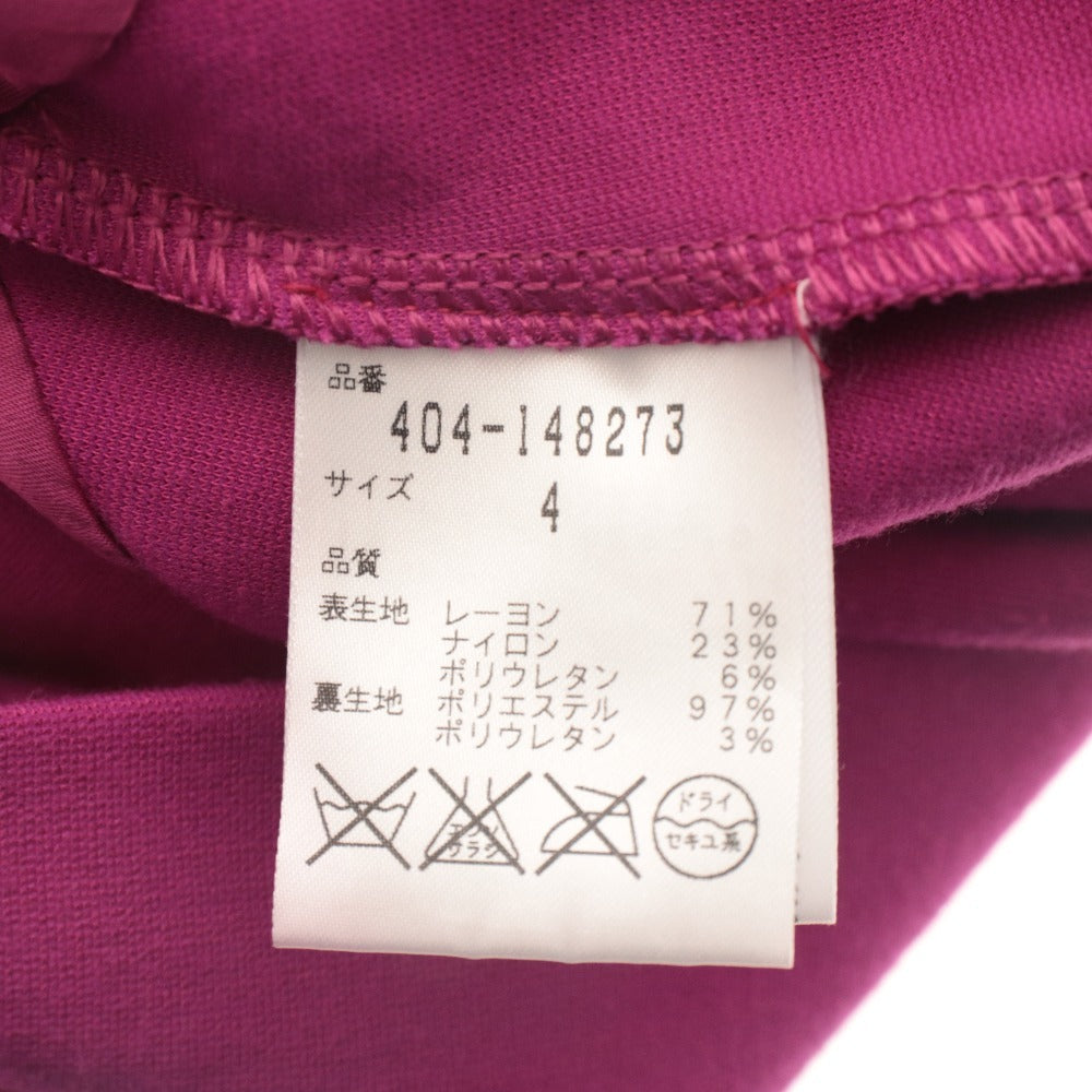 ■ Diane von Furstenberg タイトワンピース ドレス ノースリーブ ひざ丈 トップス JORI ギャザー レディース 4(M相当) フューシャピンク