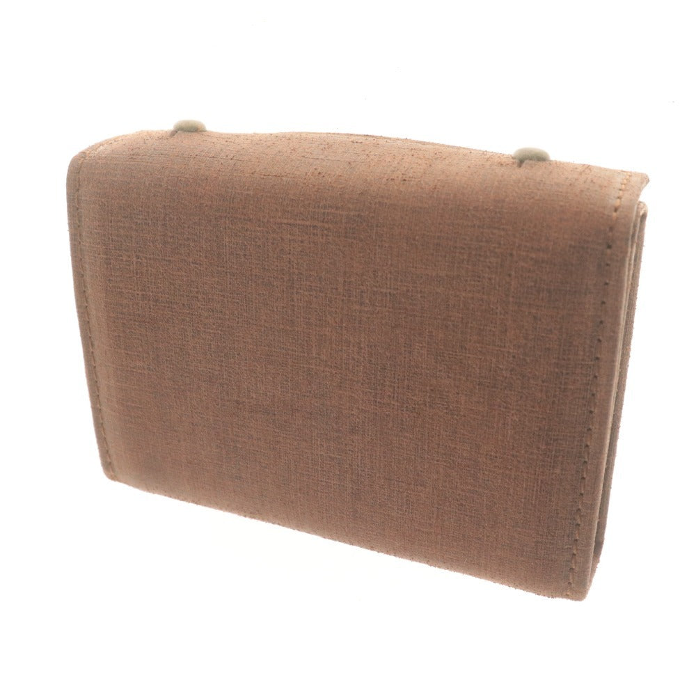 ■ m+ エムピウ 二つ折り財布 ミッレフォッリエ2 クアドレッティ イタリア製タンニン鞣し革 日本製 メンズ レディース ブラウン 箱付き