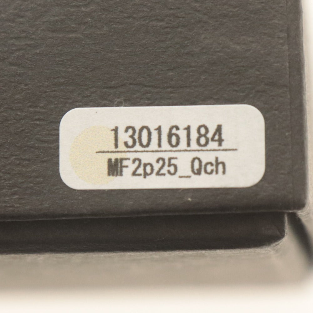 ■ m+ エムピウ 二つ折り財布 ミッレフォッリエ2 クアドレッティ イタリア製タンニン鞣し革 日本製 メンズ レディース ブラウン 箱付き