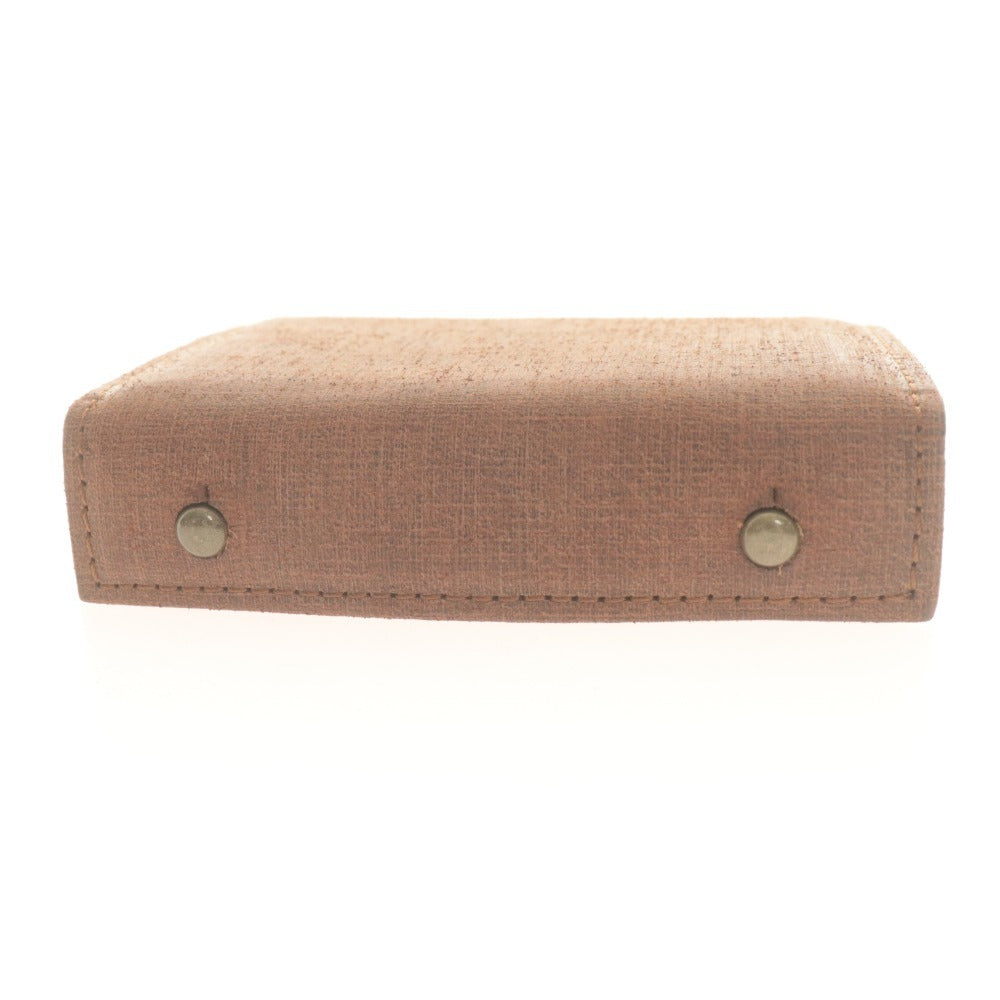 ■ m+ エムピウ 二つ折り財布 ミッレフォッリエ2 クアドレッティ イタリア製タンニン鞣し革 日本製 メンズ レディース ブラウン 箱付き