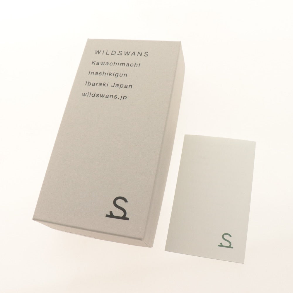 Wildswans General Saddle Pull-Up Business Card Case, Made in Japan, Men's, Black, Box Included, Unused