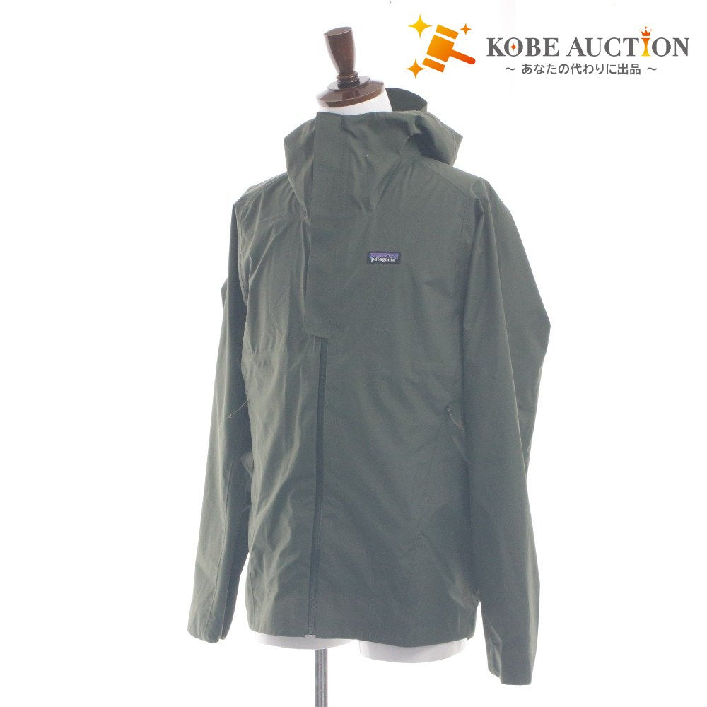 ■ Patagonia Jacket Outerwear Zipper Pockets Hood Men's M Khaki