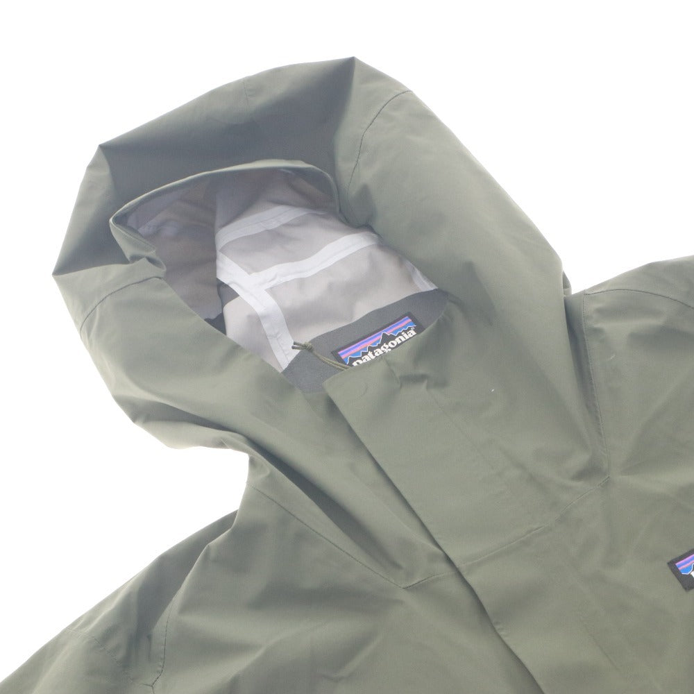 ■ Patagonia Jacket Outerwear Zipper Pockets Hood Men's M Khaki