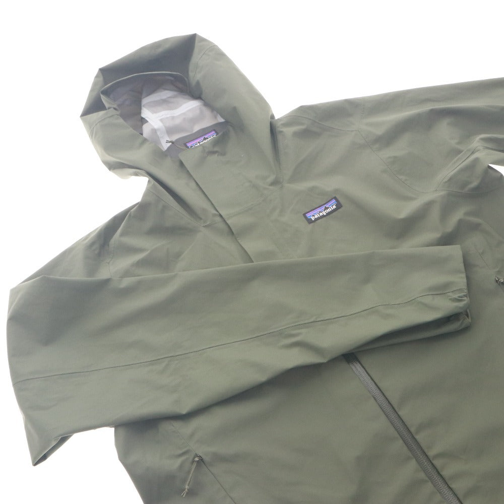 ■ Patagonia Jacket Outerwear Zipper Pockets Hood Men's M Khaki